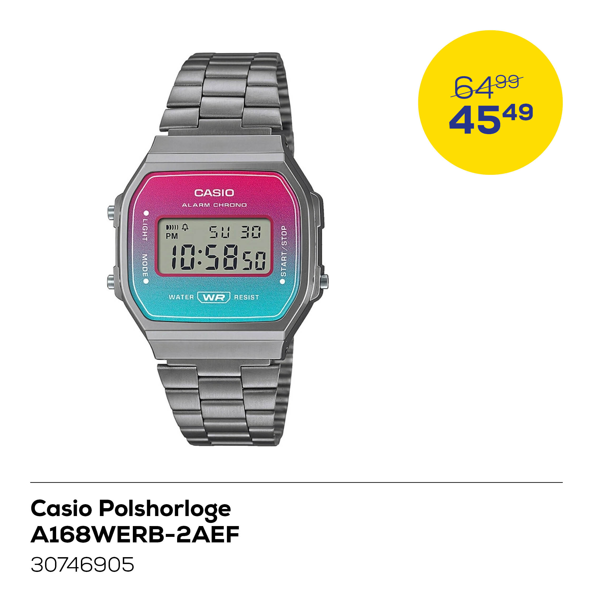 Casio Polshorloge A168WERB-2AEF